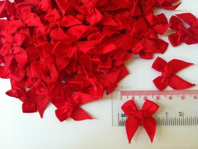 6 mm mini satin ribbon bow for bra 2