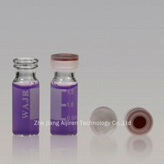 1.5ml clear snap ring gc vials