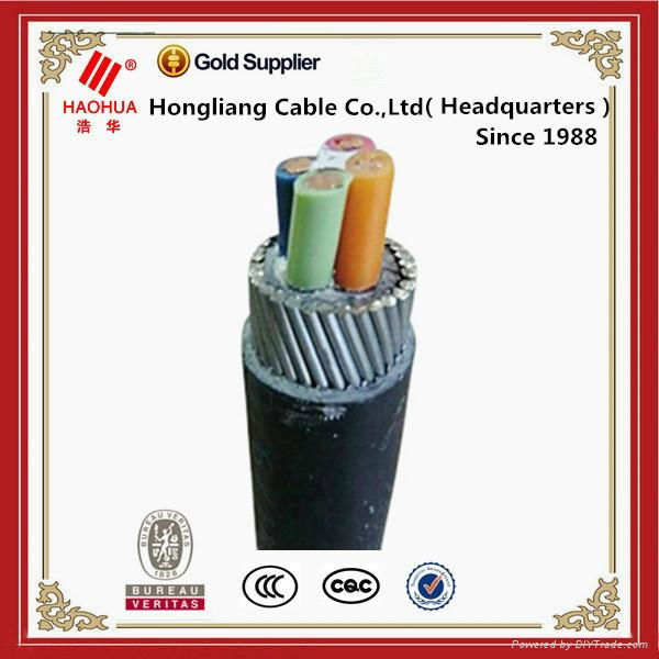 4mm2 0.6/1kV PVC insulated power cable 3