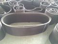 free shipping HTD-14M rubber timing belt 100 teeth length 1400mm width 25mm 1