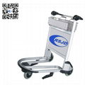 High Strength Aluminum Alloy Airport L   age Trolley Cart 1