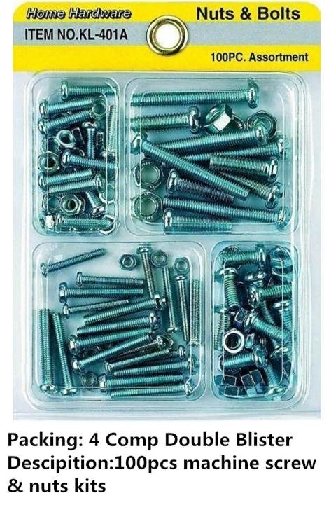 High quality Screws in double blister card 1