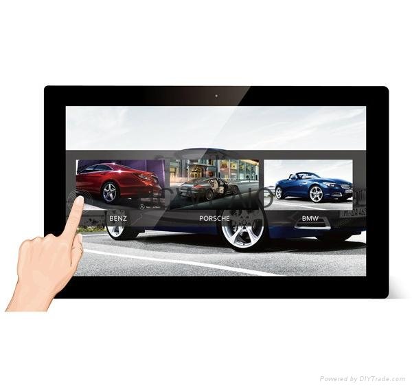 21.5inch Full HD IPS Network LCD Touch Advertising Player 2