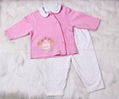 Baby Girl Boutique Clothing Set With Embroidery 2pcs 2