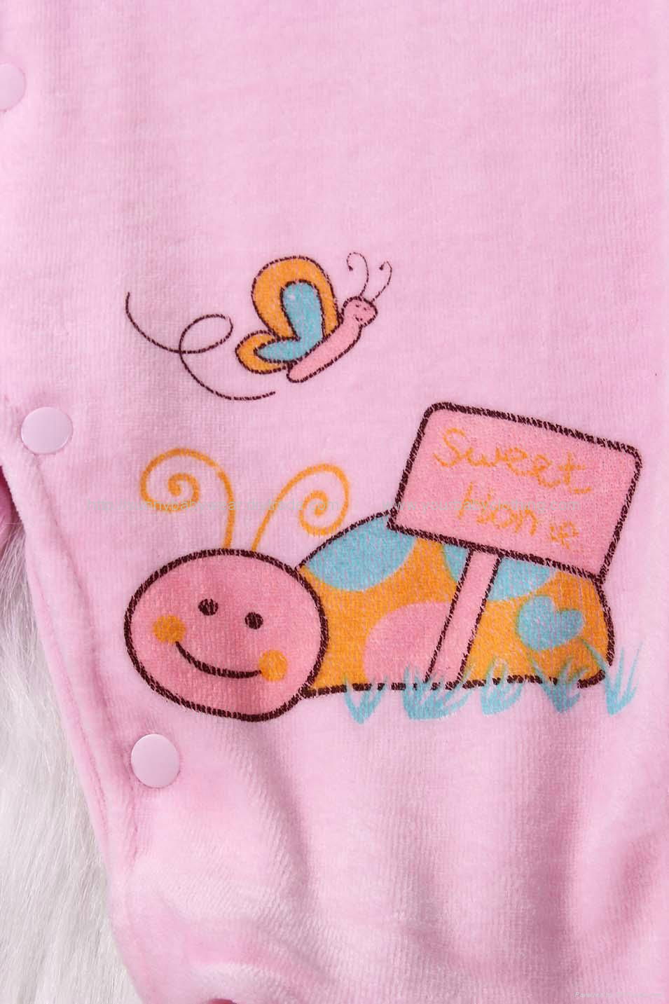 Newest Lovely Long Sleeve Baby Romper 4