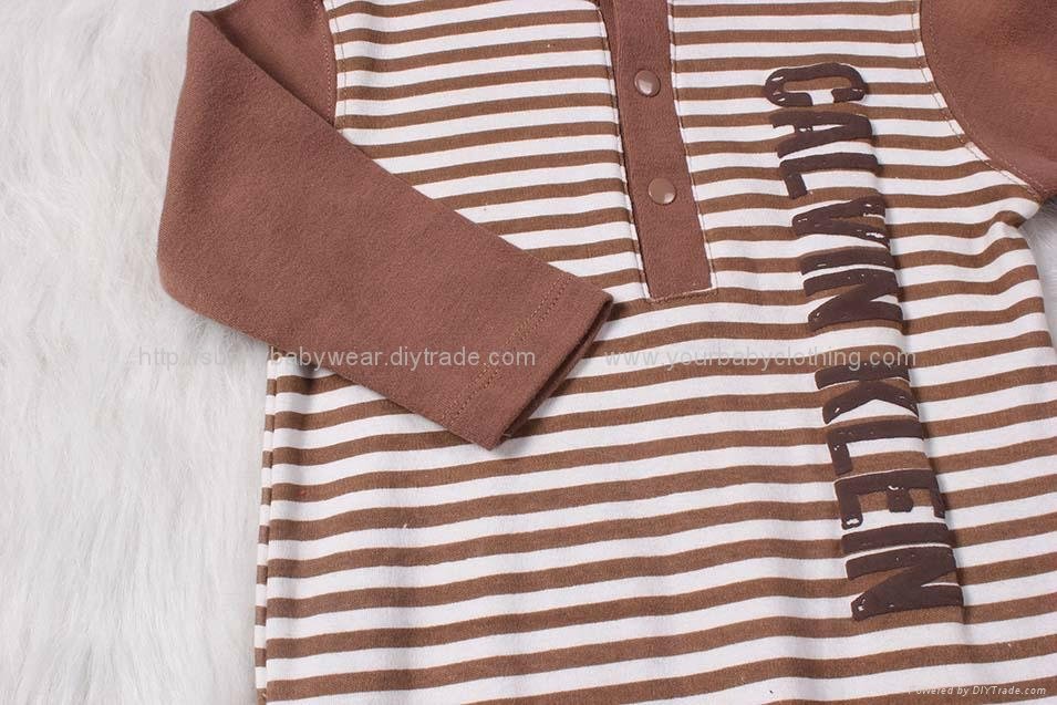 Baby boy cotton romper casual spring and autumn jumper cotton one piece 3
