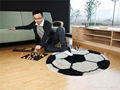 Vibrant superior quality felt ball rug and carpet