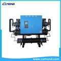 Low temperature twin crew water cooling single water industrial chillers