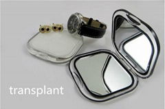 Pocket mirrors, transplant beautiful Acrylic made,Various colors Unit size: 7.12