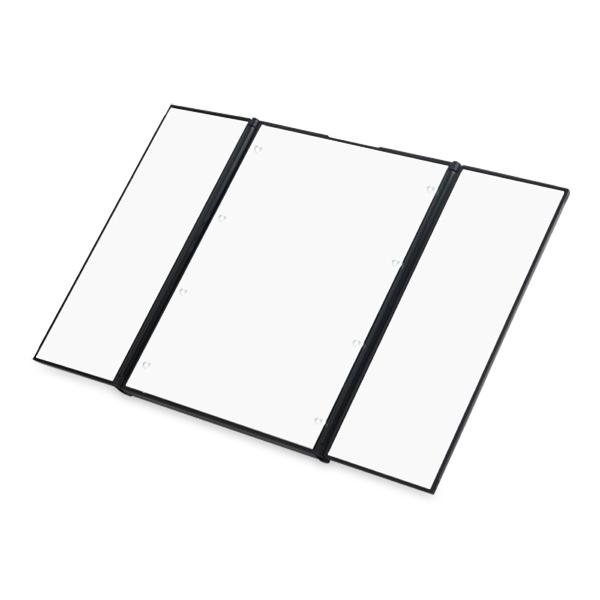 LED Lighted Makeup Mirrors in Square Shape with 3 Sides Produced by a Trustwort 2