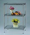 3 layer chrome wire shelf 1