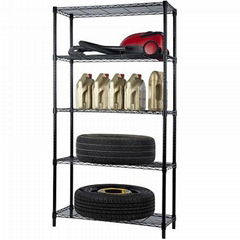 Black wire shelf