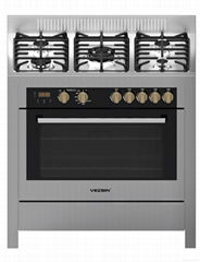 Vezsin 36 Inch Stainless Steel Free Standing Gas Cooker with Oven (G36D09)