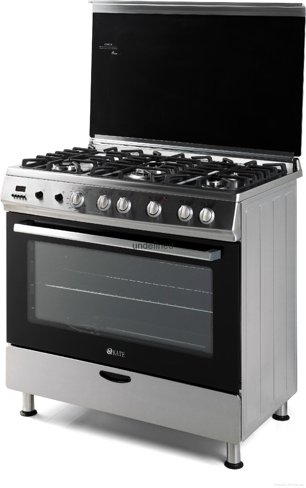 Kate 36 Inch Stainless Steel Free Standing Gas Cooker with Oven (G36B02)