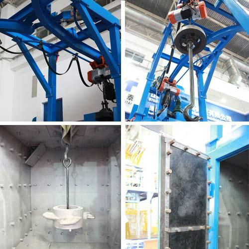 Q37 Series Overhead Rail Spinner Hanger Shot-blasting Machine 2