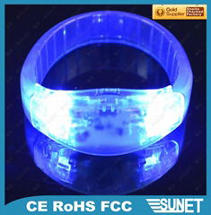 China high quality blinking sound led bracelet