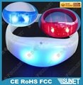 Party custom silicone flashing led bracelet 1