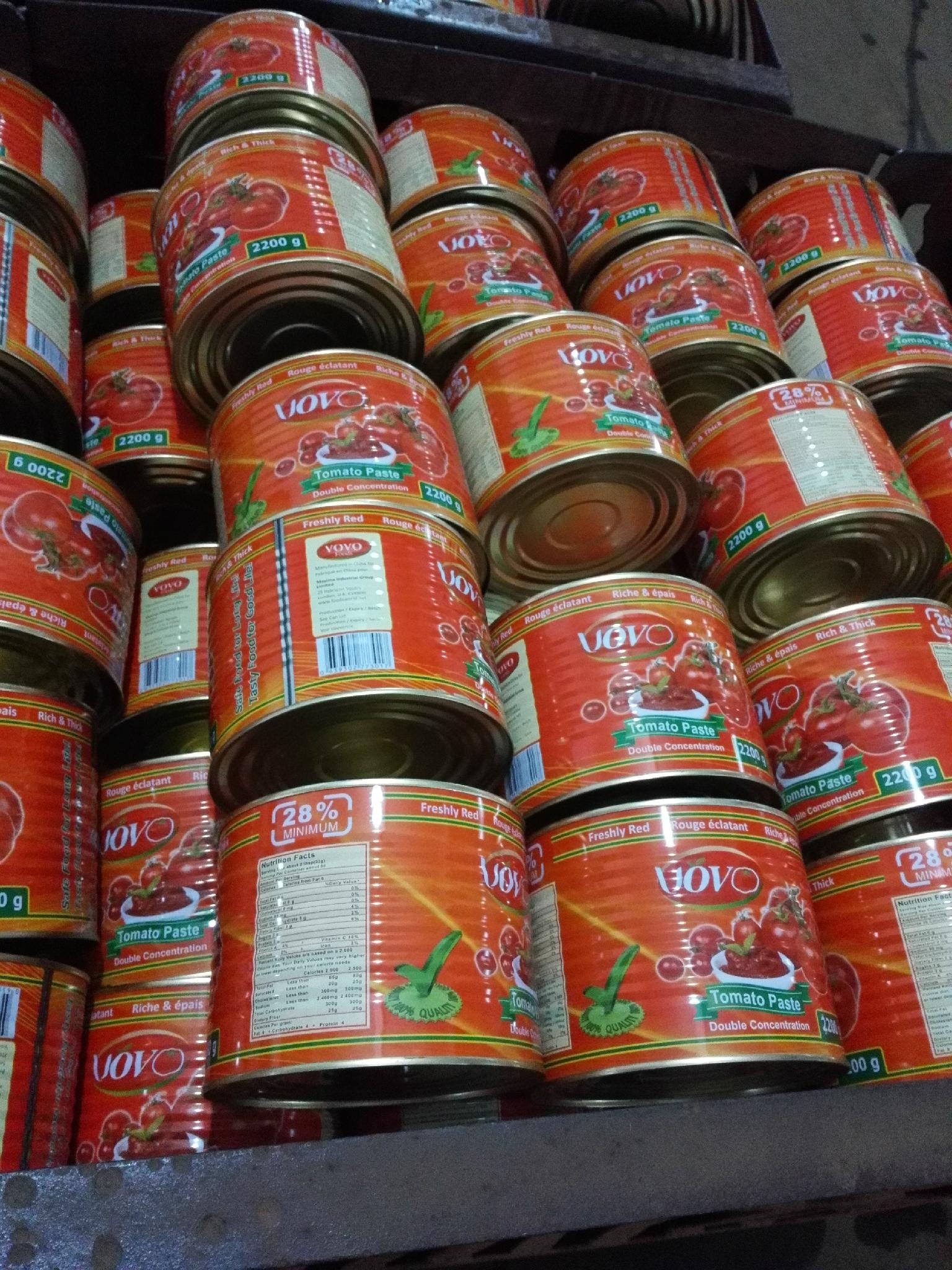 Tin Canned Tomato Paste 2830 400g From Chinese Factory 539 oem
