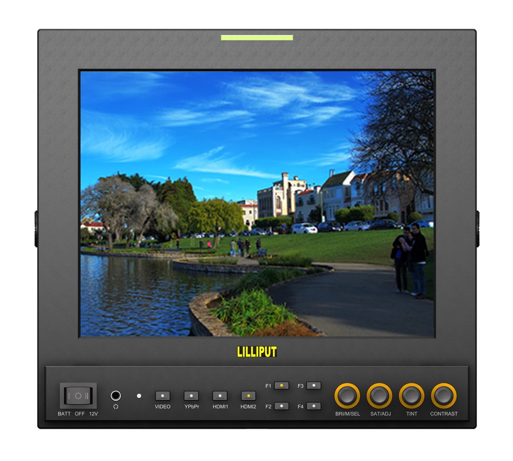 Lilliput-NEW 9.7" On Camera YPbPr Monitor with 3G SDI  3