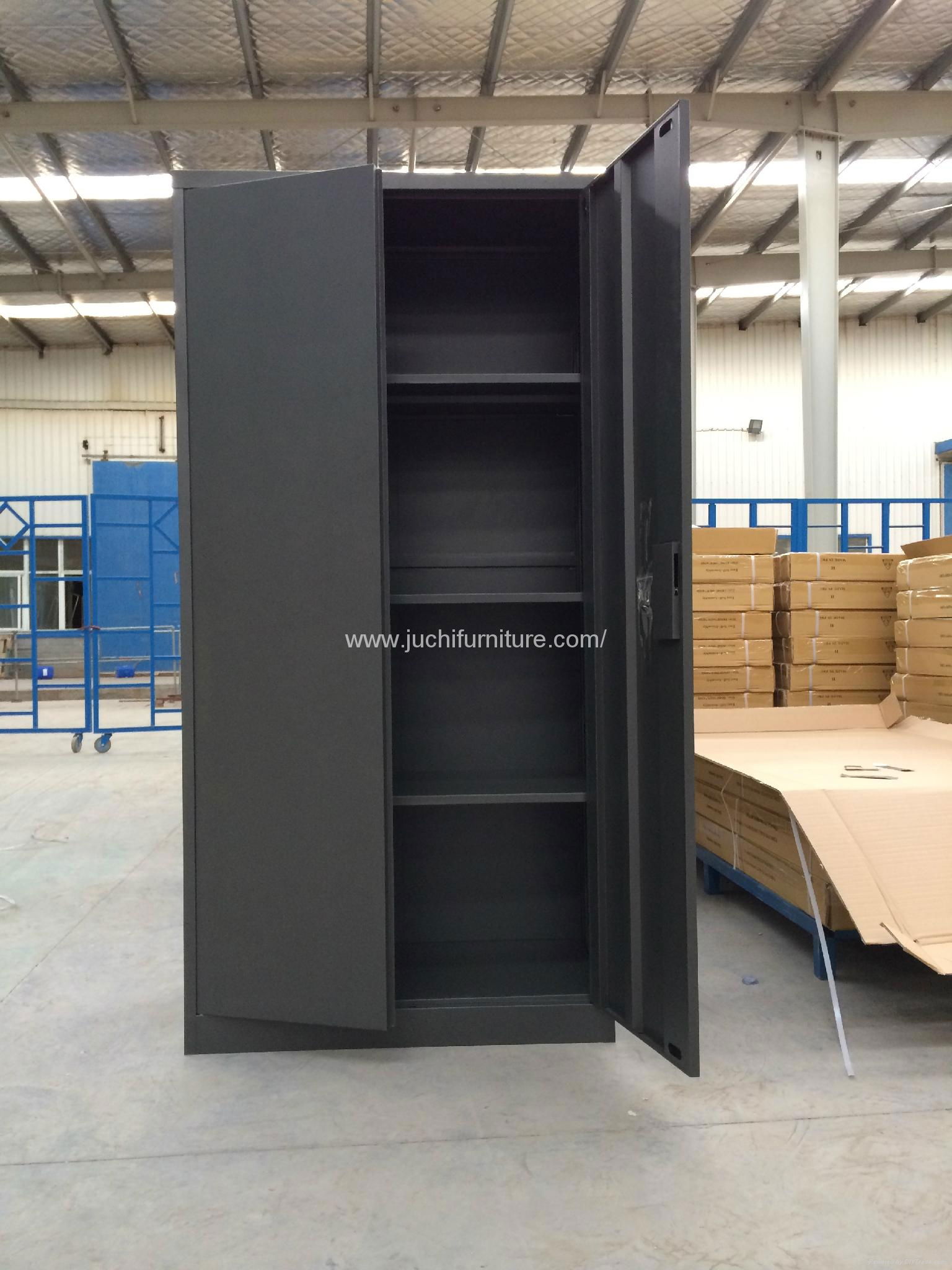 Steel foldable double door file cabinet 2