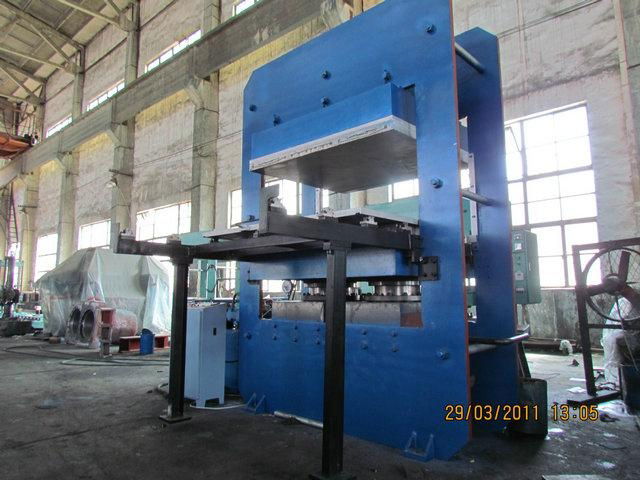 Fame plate vulcanizing press