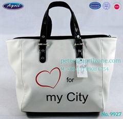 China factory PU fashion designer tote handbags for ladies tote