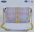 high quality PU woman hand bag in China Guangzhou factory 1