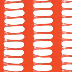 Plastic Orange Snow Warning Fence