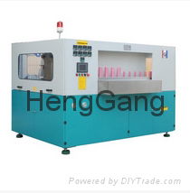 PET double-cavity  cosmetic blow molding machine