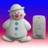 lovely clown design wireless doorbell