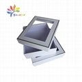 White gift box with window for cosmetic kit 