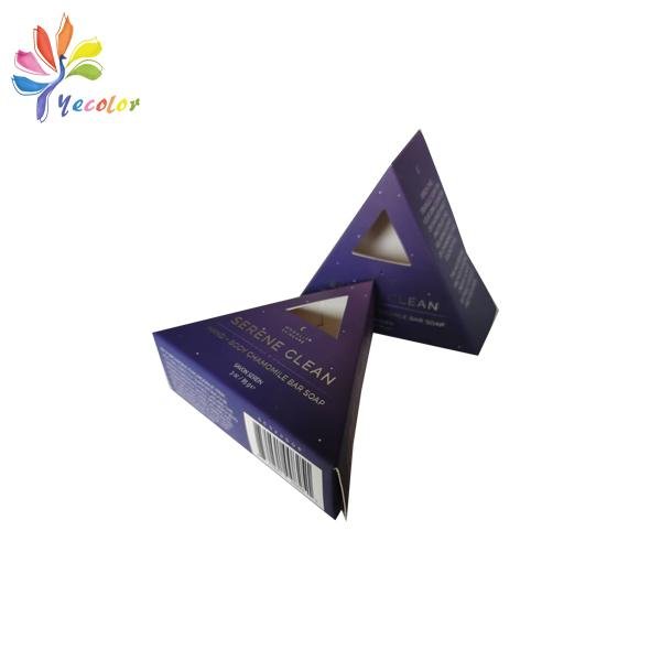 Customized triangle paper box for cosmetic package  5