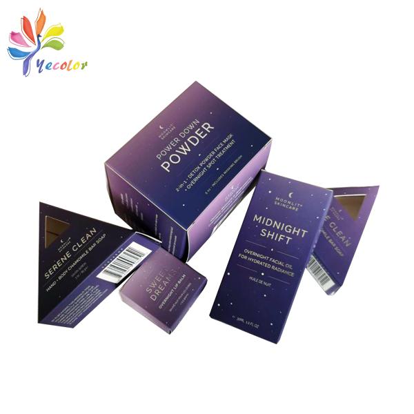 Customized cosmetic paper box package  5