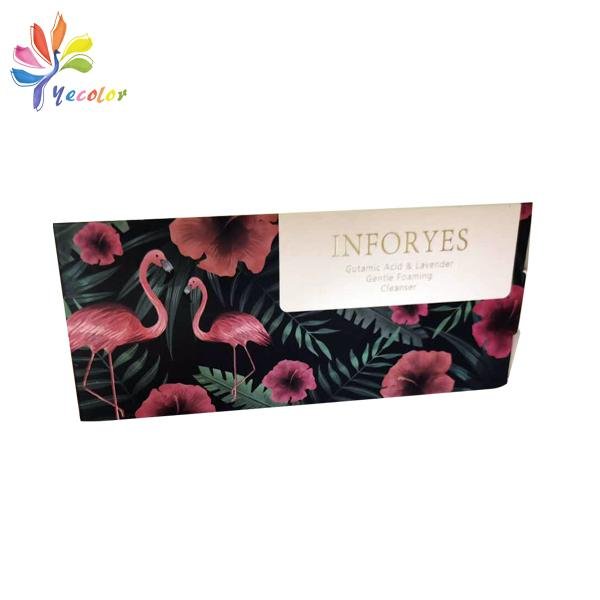 Customized triangle paper box for facial cleanser 3