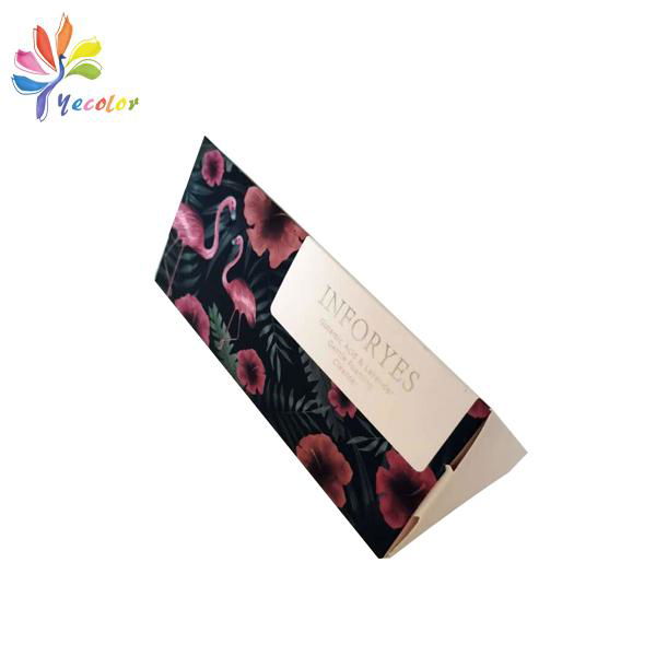 Customized triangle paper box for facial cleanser 4