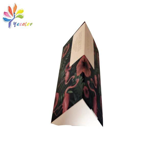 Customized triangle paper box for facial cleanser 5