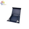 Custom collapsible gift box with stamping silver logo 