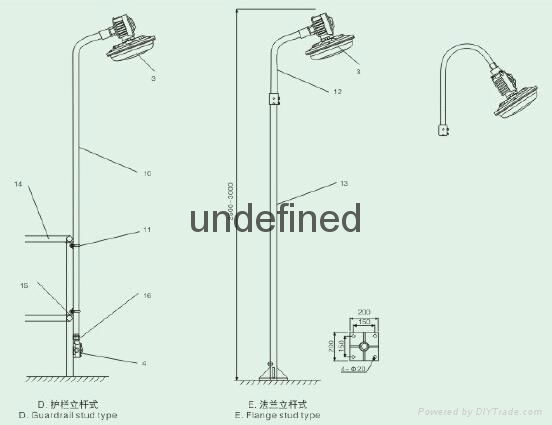 温州SBD1106-YQL65免维护节能防爆无极灯型号 2