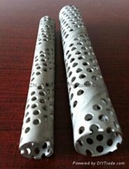 Filter frames stainless steel spiral welded perforated metal pipes filter 