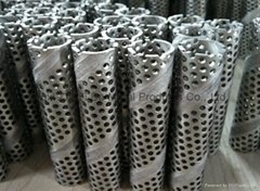 filter frames stainless steel spiral welded perforated metal pipes filter elemen