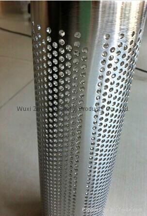 Zhi Yi Da Straight Seam Perforated Metal Welded Tubes Filter Frame Filter Elemen