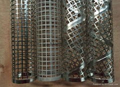 center element stainless steel spiral welded perforated metal pipes filter