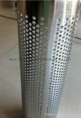 Straight Seam Perforated Center Core Welded Tubes Filter Frame Filter Elements 