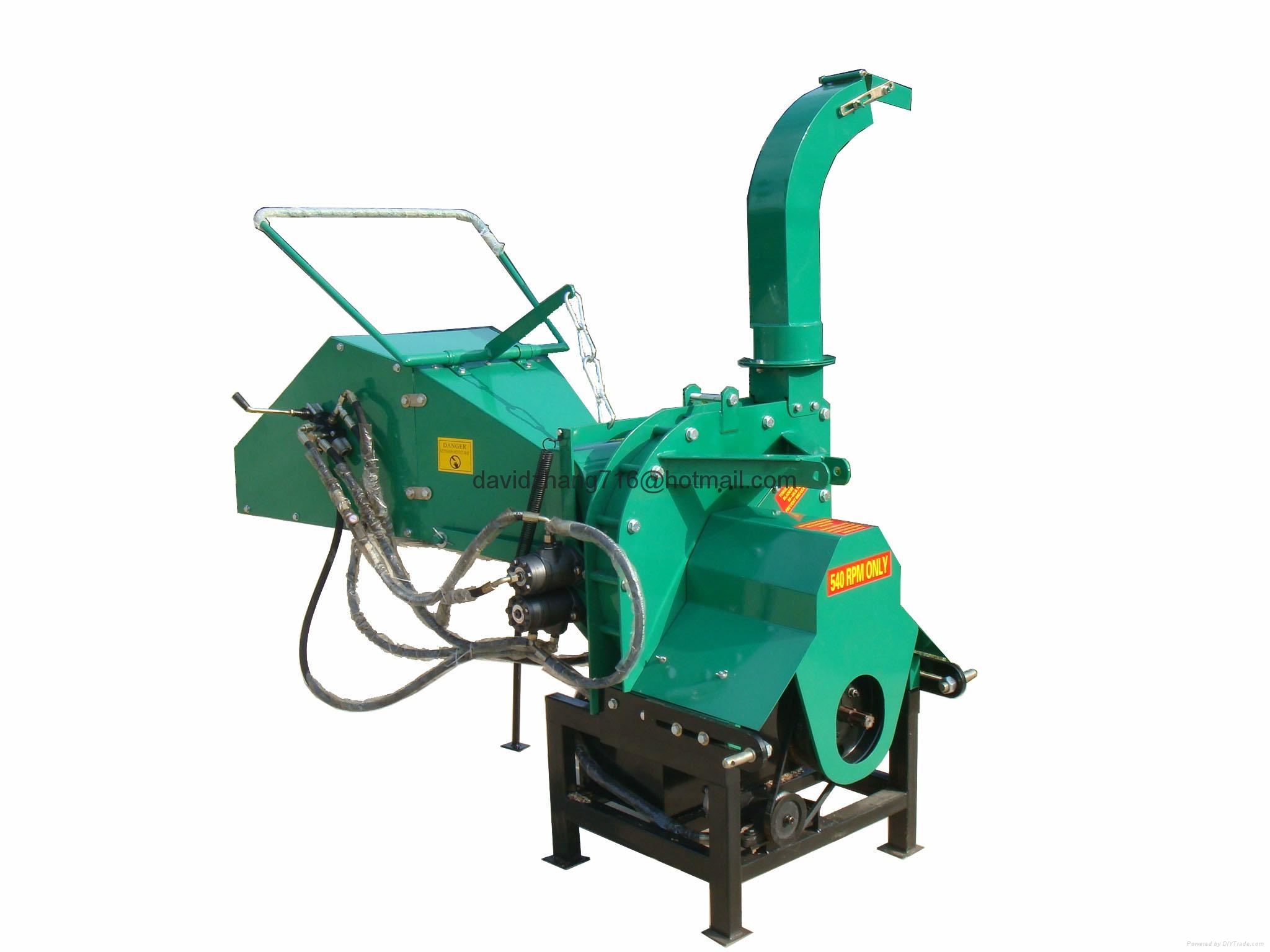 WC8H 8'' hydraulic Wood Chipper shredder with CE for sale HH (China