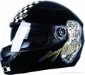 Double visor Full face helmet with high quality--ECE Approved 3