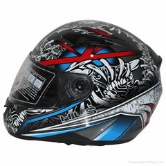 High quality ECE Approved Motorcycle double visor helmet with ECE Approved