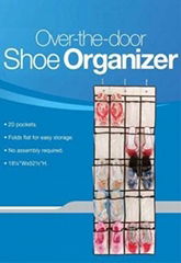 Hanging shoe organizer