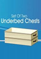 Set of two underbed chests 1