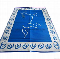plastic indoor rug with stain resistant