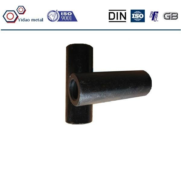 Anchor coupler for thread deformed bar and construction
